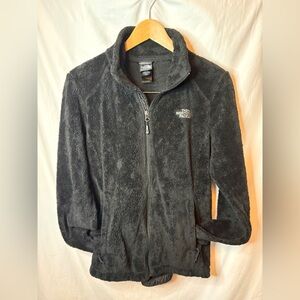 The North Face Jacket Womens Medium Black Fleece Teddy Sherpa Full Zip Outdoor